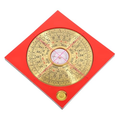 Boussole chinoise Luo Pan et plaque Bagua pour outdoor et décoration d'intérieur Feng Shui