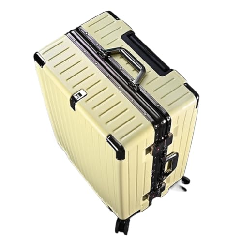 PANKERS Travel Suitcase Aluminum Frame Suitcase for Men and Women, Silent Universal Wheel Trolley Case, Student Travel Code Box Trolley Case