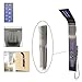 Produktbild DRULINE Duschpaneel LED mit Thermostat Massagefunktionen Dusche Tower Panel Bildschirm 4 Funktionen, und Wasserfall Duschkopf Handsprüher Massagedüsen Wannenauslauf aus rostfreiem Edelstahl Duschsäulen Regendusche Wellness Luxus und Duschvergnügen im eigenen Bad Duscharmatur Duschgarnitur Brausegarnitur mit Belüfter Massagedüsen, gebürstetem Wasserturm Duschsäule mit Wandhalterung Aufputz für Bad Dusche 140 x 45 x 22 cm Farbe Silber Blau