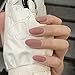Produktbild Brishow Sarg Falsche Nägel Lange Kunstnägel Ballerina Matte Stick on Nails Vollständige Abdeckung Acryl Falscher Nagel 24 Stück für Frauen und Mädchen Nude Pink