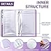 Money Saving Binder, A6 Waterproof PU 100 Envelopes Money Saving Challenge with Day Record Card Reusable Challenge Book with Elastic Fix Strap for Cash| Book for Cash