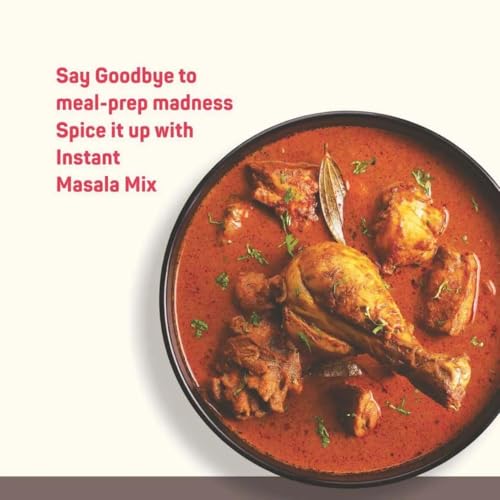 Image of Mi Hi Koli - Chicken Masala Mix | Ready to Cook in 10 mins | Instant Mix | 100% Natural | Blended Spices Mix | Maharashtrian Chicken Curry Masala | Just Add Fresh Chicken, Meat, Mutton | 80 gm