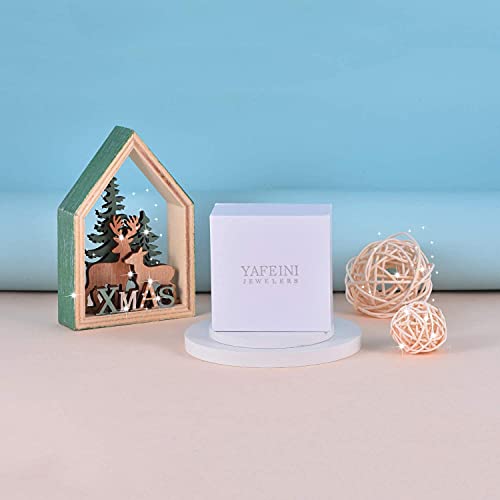 YAFEINI Collana con croce in argento sterling