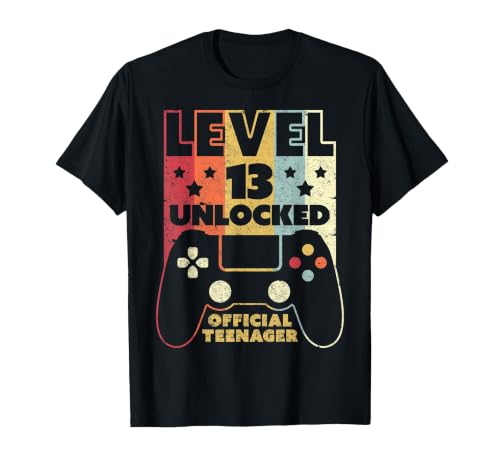 Level 13 Unlocked 13th Birthday Teenage...