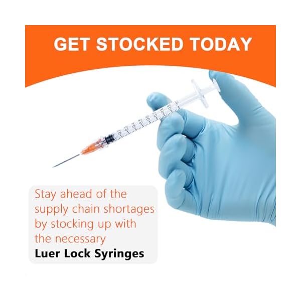 1ml-100-Pack-25G-1-inch-Syringes-with-Needle-Needle-Luer-Lock-Syringe-Individually-Sealed-Package-for-Scientific-LabsFeeding-Small-AnimalsDispensingApplicatorWatering 1ml-100-Pack-25G-1-inch-Syringes-with-Needle-Needle-Luer-Lock-Syringe-Individually-Sealed-Package-for-Scientific-LabsFeeding-Small-AnimalsDispensingApplicatorWatering