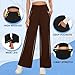 NEW YOUNG 3 Pack Women's Wide Leg Pants with Pockets High Waist Loose Sweatpants Casual Lounge Yoga Workout Palazzo
