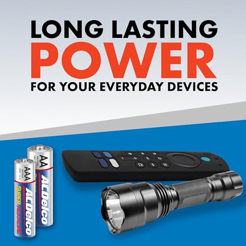 image for Powermax ACDelco Double AA and Triple AAA Batteries, 40-Count Battery 