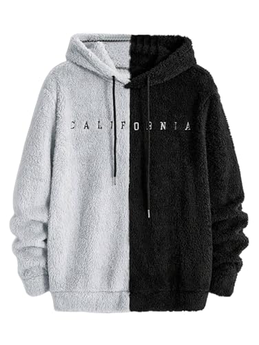 Image of JVX Men Sweatshirts || Sweatshirts for Men ||Wool Sweater || Unisex Hoodie ||Hoodie (SWEATSHIRT-05) (in, Alpha, XL, Grey-Black)