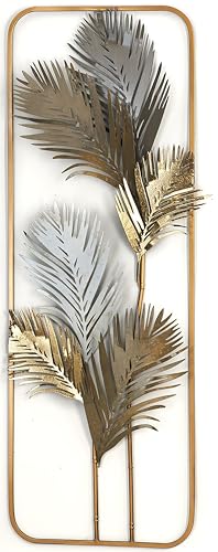 Kobolo Metallbild Wanddeko ILIOS - Wanddekoration - Kunstvolles 3D-Wandbild - Elegante Wandkunst - Handgefertigtes Wandgemälde als Wandschmuck & Wandverzierung - Zeitloses Wandbildmotiv