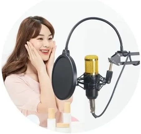 Kit Completo Interface Mesa V8S Com Microfone Condensador Com Braço Articulado Locução Live Stream.