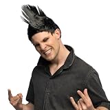 Boland 85109   Perruque Anarchy, coiffure punk en cheveux synthétiques pour Halloween, le carnaval ou le cosplay, accessoires pour costumes de carnaval