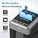 BONSEN 300-Sheet Auto Feed Paper Shredder, 60 Minutes Non-Stop Commercial Grade Heavy Duty Shredders for Office, 8.1 Gallon Micro Cut Document Shredder, P-4 Security Level,58dB Super Quiet
