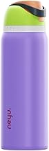 NEYU Premium Stainless Steel Insulated Water Bottle | 3-Layers Insulation Technology | Leakproof | BPA-Free | Keeps Water Cold up to 48 Hours | 950ml (1, Orchid Glow)