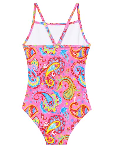 Image of Girls Swimsuits One-Piece Bathing Suits Multicolor Kids Sport Summer Beach Swimwear for 2-10 Years Old