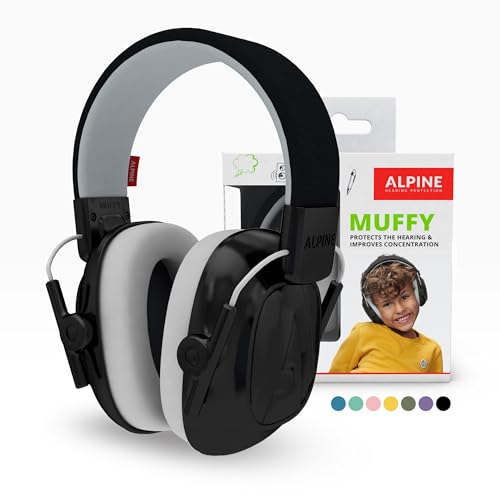 Alpine Muffy Casque Anti-Bruit : protection auditive pour enfants jusqu'à 16 ans - CE Certifié - Confortable et réglable - Prévient les troubles auditifs -...