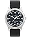 Produktbild Timex Waterbury Herren-Armbanduhr, 39 mm, schwarzes, zweiteiliges Lederarmband mit Schnellverschluss, schwarzes Zifferblatt, Edelstahlgehäuse TW2W14700
