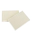 QWORK Tablero de soldadura de cerámica de panal, paquete de 2 bloques de soldadura de juntas ignífugas de soldadura de bloques de soldadura de piezas de soldadura