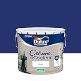 Dulux Valentine Crème de Couleur - Peinture multi-supports intérieure - Satin Éclipse 10 L