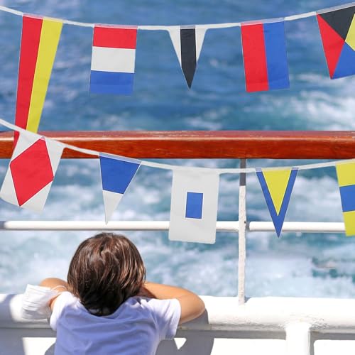Drapeaux de code nautique GALPADA pour vos sorties en mer et yachts - 6