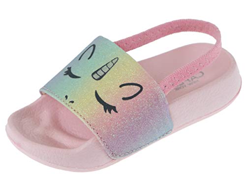 Capelli New York Toddler Girl Jelly Thong Flip Flop with Backstrap2