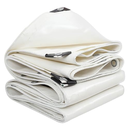 Lona impermeable de 5x5 m blanca contra filtraciones en techos y patios 2