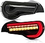 VLAND Tail lights Assembly Fit for Toyota 86 2012 2013 2014 2015 2016 2017 2018 2019 2020,Tail Lamp Assembly Subaru BRZ/Scion FRS 2012-2020 with Sequential Turn Signal, Full LED, Plug-and-play, Smoked