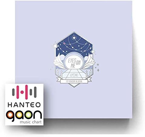 Izone - 1st Concert in Seoul [Eyes On Me] [DVD ver.] [Pre Order] CD+Photobook+Folded Poster+Others with Tracking, Extra Decorative Stickers, Photocards