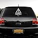 Wonder4life Harry Potter - Adhesivo reflectante para coche, diseño de reliquias de la muerte