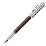 graf von faber-castell classic anello review in dunkelbraunem Grenadill-Holz, das extrem hart und sehr aufwendig in der Verarbeitung ist