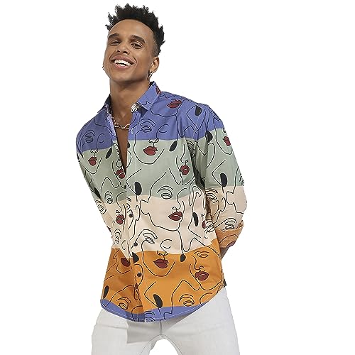Image of Campus Sutra Men's Regular Fit Shirt