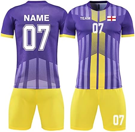 LAIFU Personalised Football Shirts Kit for Adult