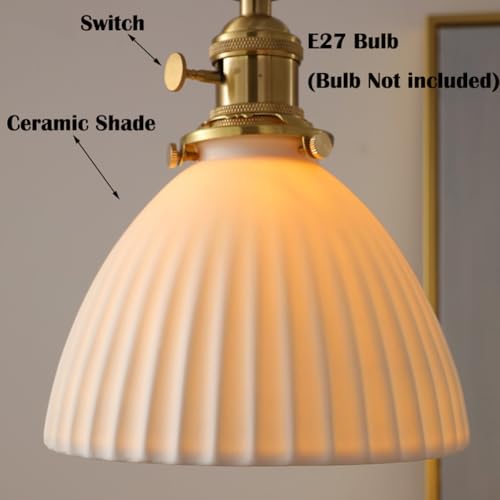 Lámpara colgante decorativa de estilo rústico para la mesita de noche 5
