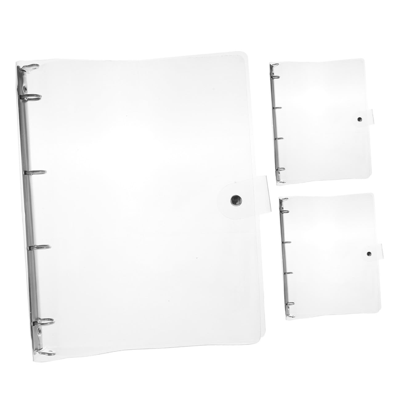 3 pezzi Cartelle Portadocumenti Trasparenti Multiuso in Plastica Premium Organizzatore per Documenti Importanti Raccoglitori per Scuola Ufficio e Casa