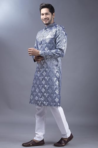 Image of Mens Ethnic Wear Indo Western Set