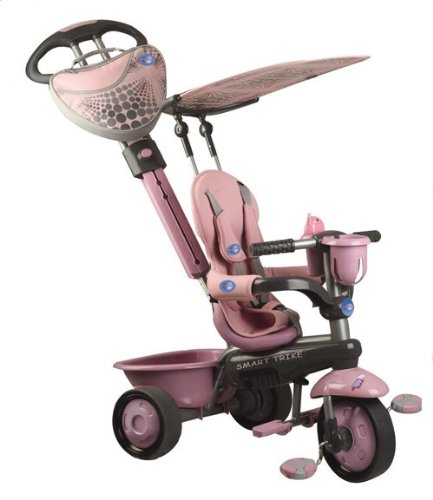 smart trike pink and grey