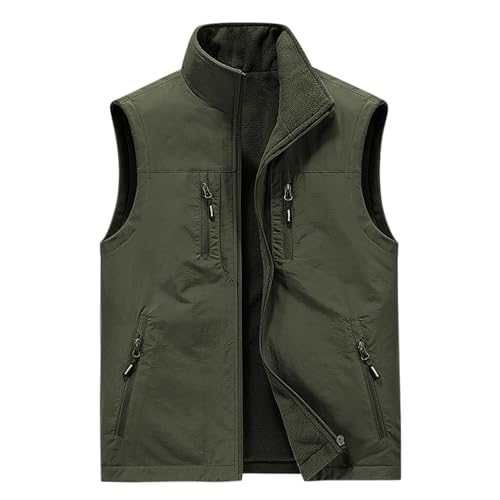 Amazon Vest M/Lサイズ Amazon.com: Amazon Essentials Men's Full-Zip Polar Fleece