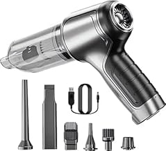 3-in-1 Handheld Car Vacuum | Portable, Cordless, Brushless Powerful Vacuum Cleaner | USB Rechargeable Wireless Car Vacuum Cleaner for Cars,Office,Home Cleaning