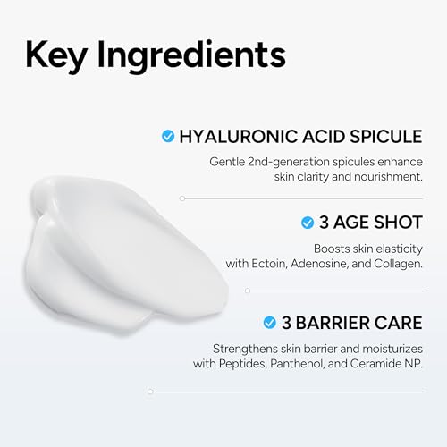 Image of Spicule Eye Cream with Vibrating Device for Skin Barrier & Elasticity Care - Hydration, Strengthening, Firming with Hyaluronic Acid Spicule - Korean Skincare (20ml 0.6 fl oz)