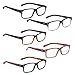 READING GLASSES 5 Pack Spring Hinge Comfort Plastic Readers