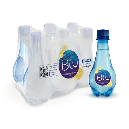 Blu Sparkling Water Natural Lemon Flavour 250ml x 6pcs