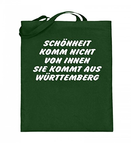 Sac en toile de jute vert pour vos courses au marché du Württemberg