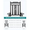 Amazon.com: SERWALL HDPE Rocking Chair Set of 2, All Weather Patio ...