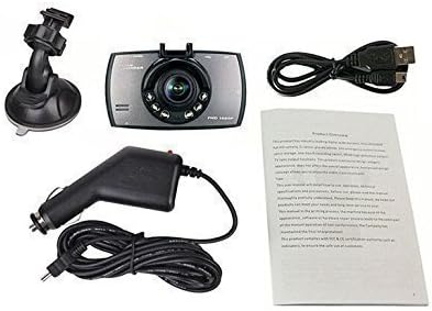 Dash Cam for your Car with a Novatek Chipsest 16GB Micro SD Card Included 1080p G-sensor with Hdmi Output Dash Camera DVR G30 with 360 Degree Mount Accident Protection Black Dash Camera