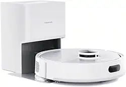 roborock Aspirador de pó robô Q7 L5+, autoesvaziamento, sucção de 8000 Pa, sistema duplo antiembaraço, esfregão controlado por aplicativo, tanque de água eletrônico, navegação PreciSense LiDAR, ideal