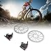 Bikes Disc Brake Set, Lightweight Aluminum Alloy Caliper Front Rear Disc Brake Set for Road & Mountain Bikes