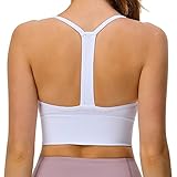 WIRIST Sports Bra, Workout Tops for Women, Medium Impact Strappy Padded Sports Bras for Women High Support