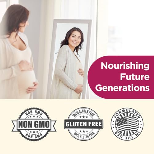 Image of Prenatal Multivitamin - Helps Promote Pregnancy Health - Supports Immune System & Fetal Development - Essential Nutrients for Mom & Baby - Safe Formula - Dietary Supplement - 60 Tablets