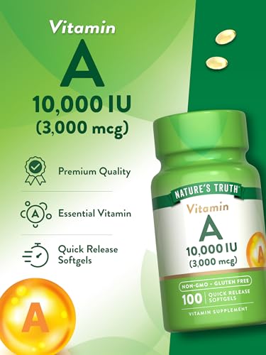 Nature'S Truth NT1511 Vitamin A 10000 Iu Softgels | 100 Count | Non-Gmo & Gluten Free Supplement thumb #4
