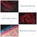 PATIKIL Dance Scarves, 6 Pcs Square Juggling Scarves 24 by 24 Inches for Play Magic Music Activity Juggling Dressing, Claret