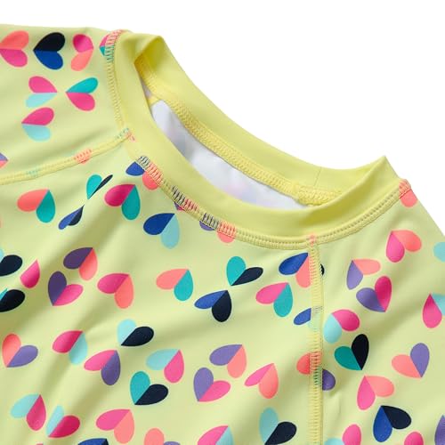 Image of Lands' End Girls Graphic Mock Neck UPF 50 Sun Protection Rash Guard